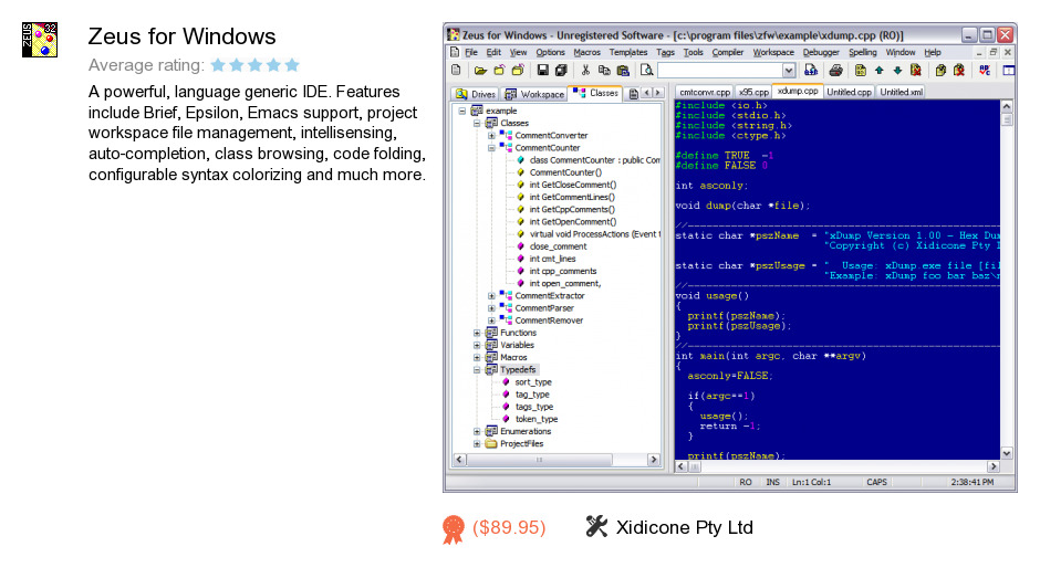 Zeus for Windows
