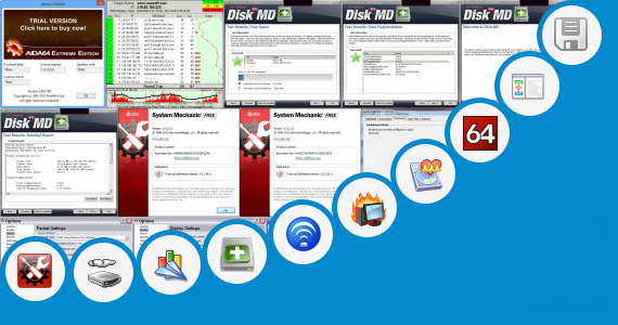 Software collection for Diagnostic Report Sample Computer