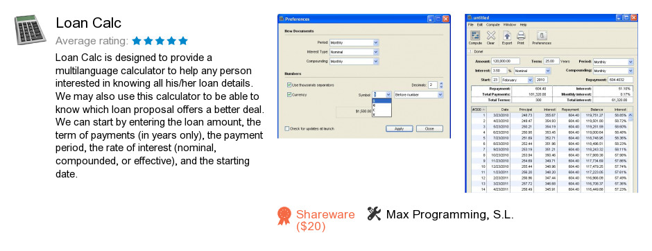 Loan Calc
