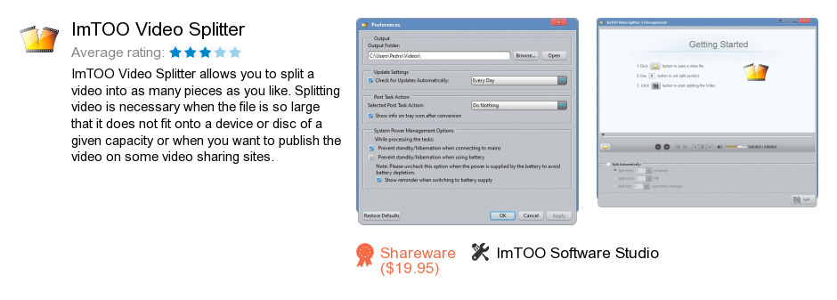 ImTOO Video Splitter