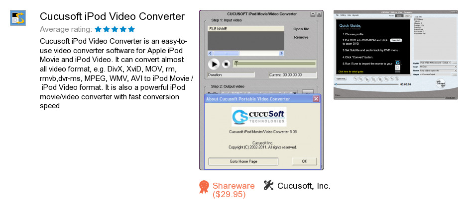 Cucusoft iPod Video Converter