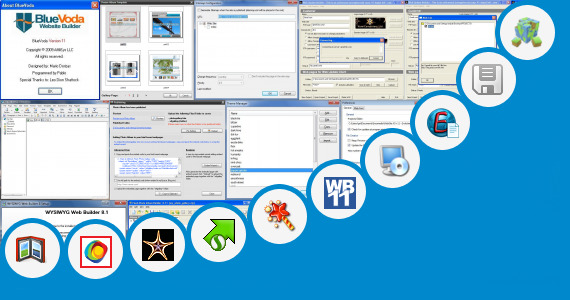 Software collection for Website Builder Clone