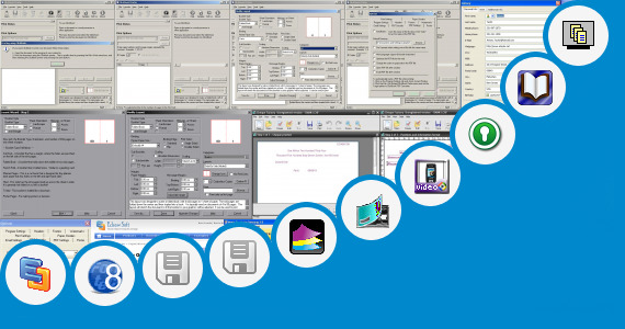 Software collection for Cellphone Business Cards Sample