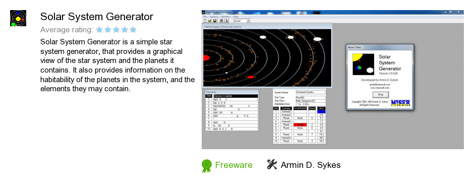 Solar System Generator