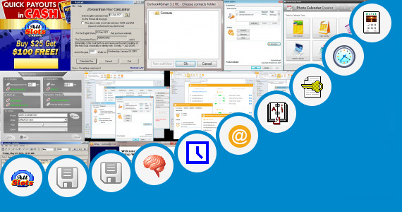 Software collection for English Myanmar 100 Years Calendar