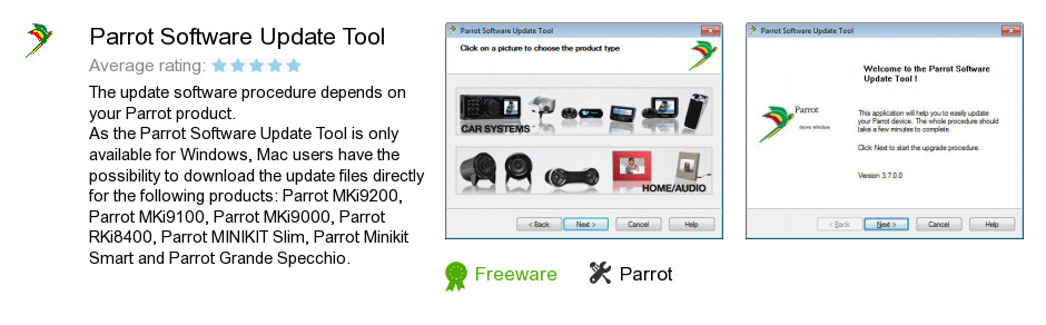 Parrot Software Update Tool