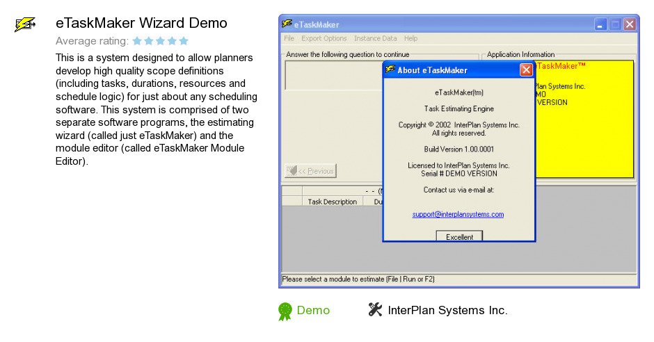 ETaskMaker Wizard Demo