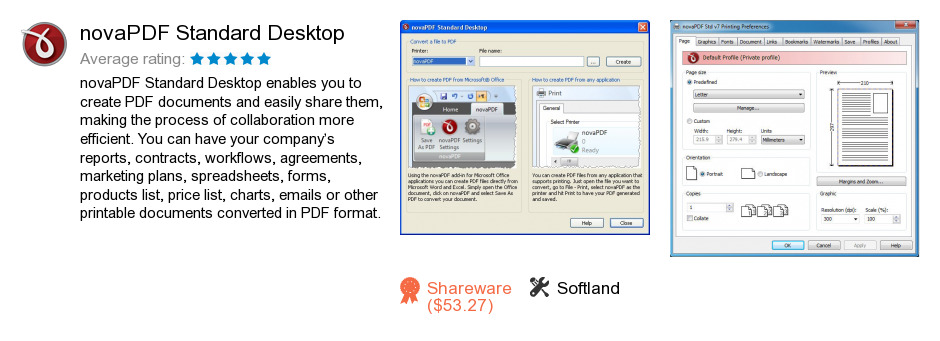 NovaPDF Standard Desktop