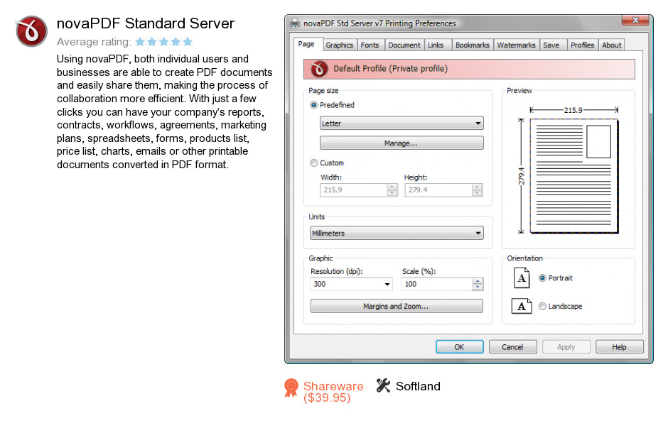 NovaPDF Standard Server
