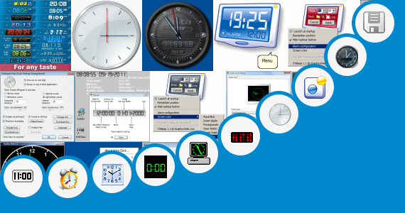 Software collection for Windows 7 Gadgets Digital Clock