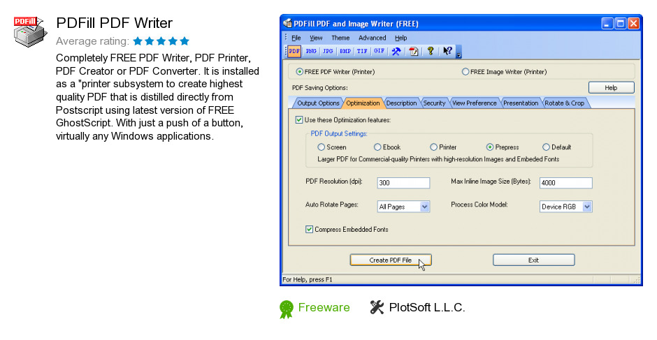 PDFill PDF Writer