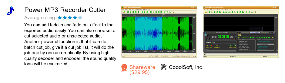 Power MP3 Recorder Cutter