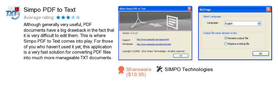 Simpo PDF to Text