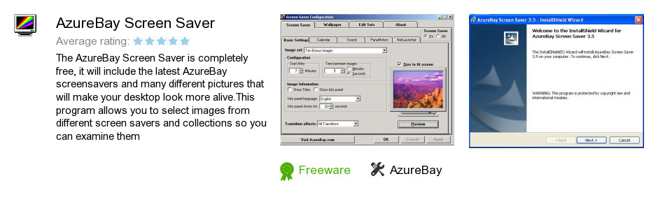 AzureBay Screen Saver