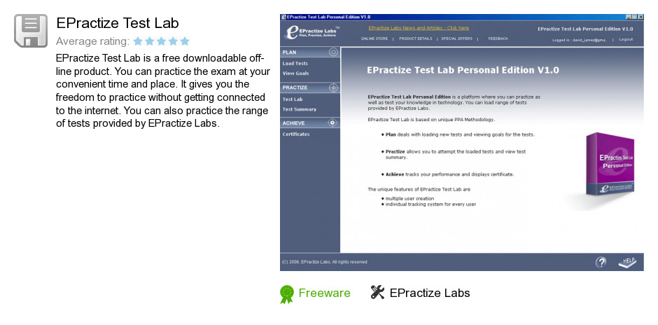 EPractize Test Lab