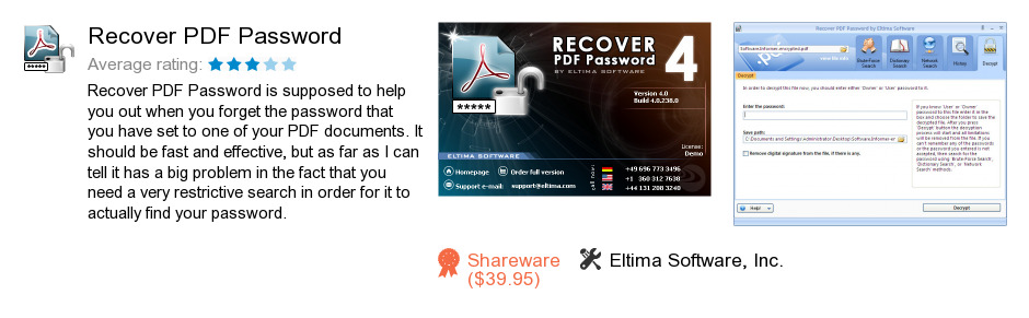 Recover PDF Password