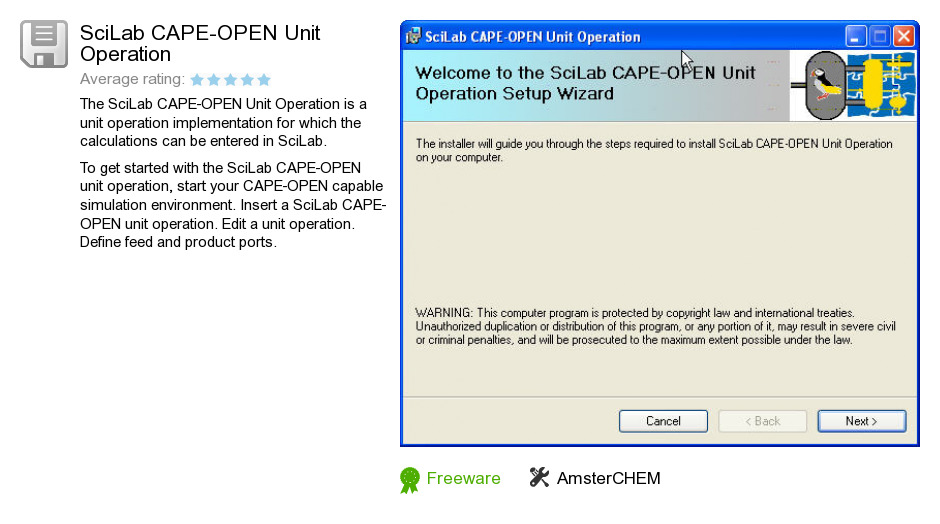 SciLab CAPE-OPEN Unit Operation