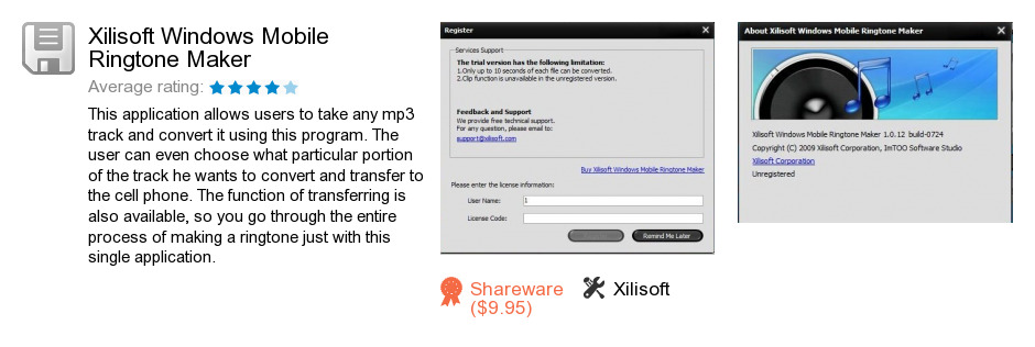 Xilisoft Windows Mobile Ringtone Maker