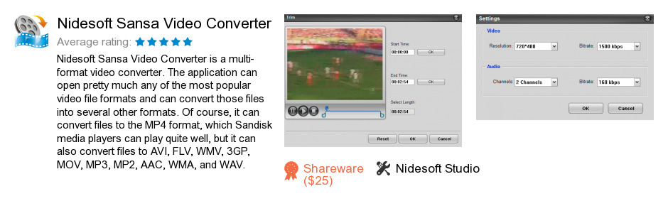 Nidesoft Sansa Video Converter