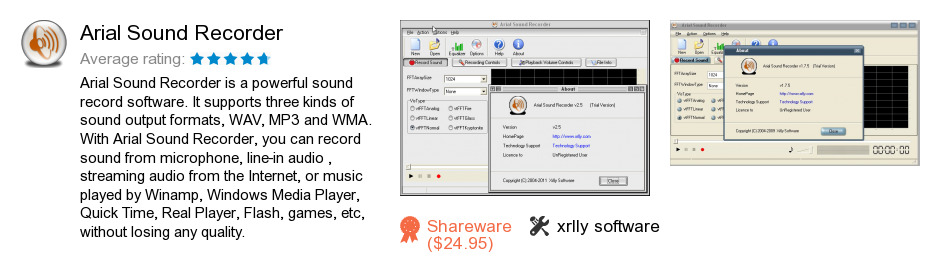 Arial Sound Recorder