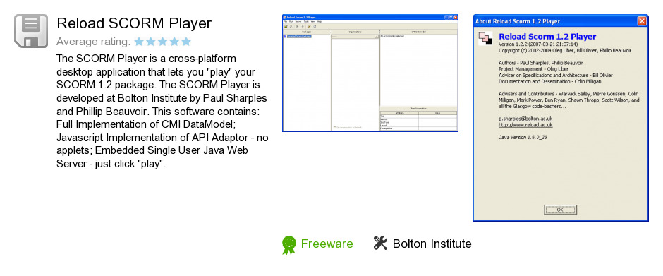 Reload SCORM Player