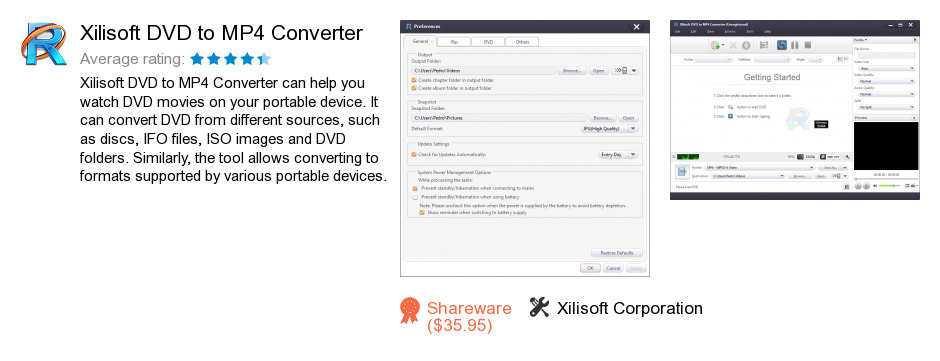 Xilisoft DVD to MP4 Converter