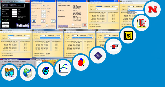 Software collection for Pump Head Calculation Software