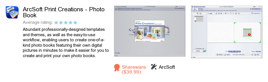 ArcSoft Print Creations - Photo Book