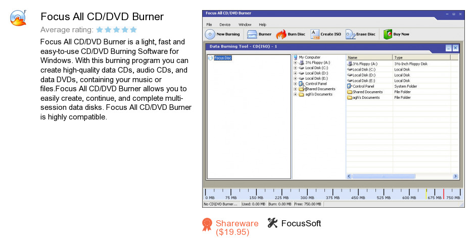 Focus All CD/DVD Burner