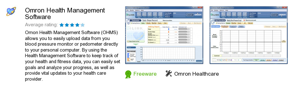 Omron Health Management Software