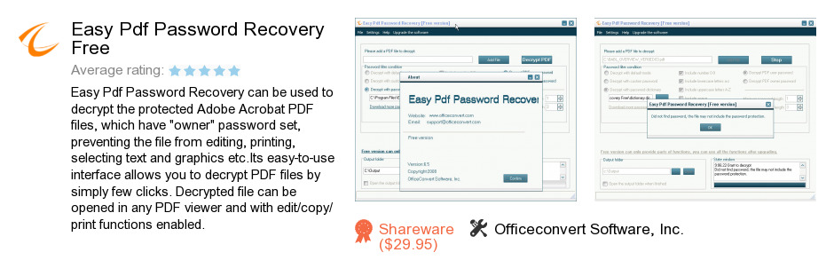 Easy Pdf Password Recovery Free