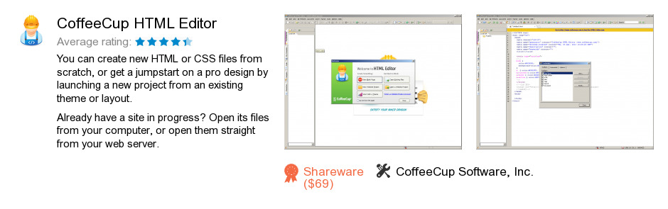 CoffeeCup HTML Editor