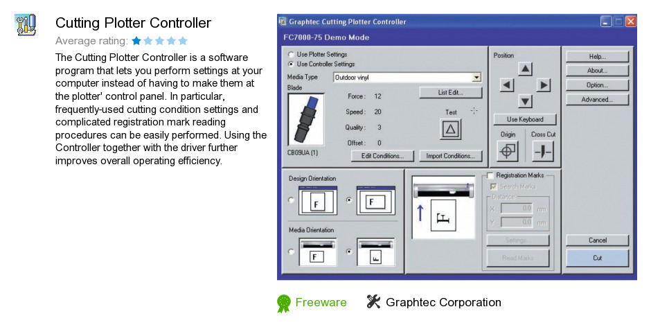 Cutting Plotter Controller