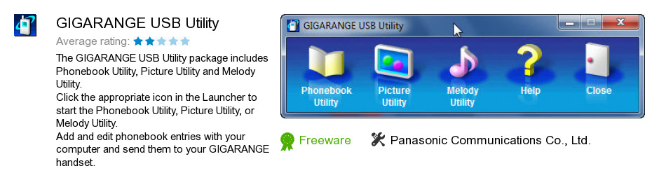 GIGARANGE USB Utility