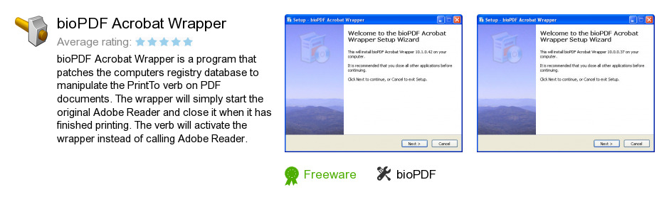 BioPDF Acrobat Wrapper