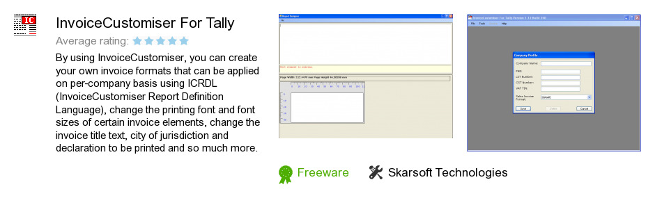 InvoiceCustomiser For Tally