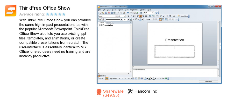ThinkFree Office Show