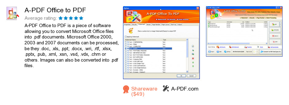 A-PDF Office to PDF