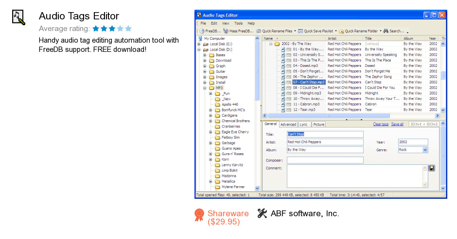 Audio Tags Editor
