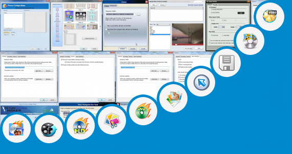 Software collection for Movie Maker Birthday Templates