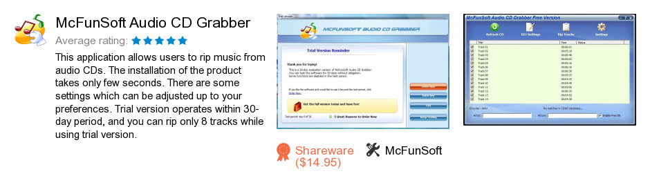 McFunSoft Audio CD Grabber