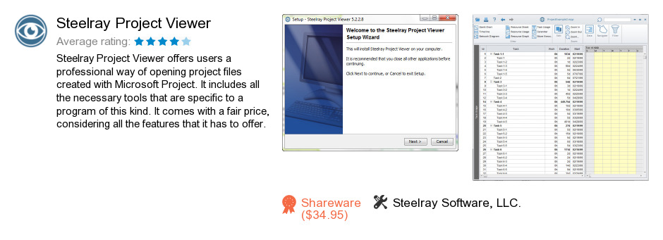 Steelray Project Viewer