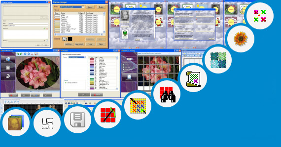 Software collection for Space Cross Stitch Patterns