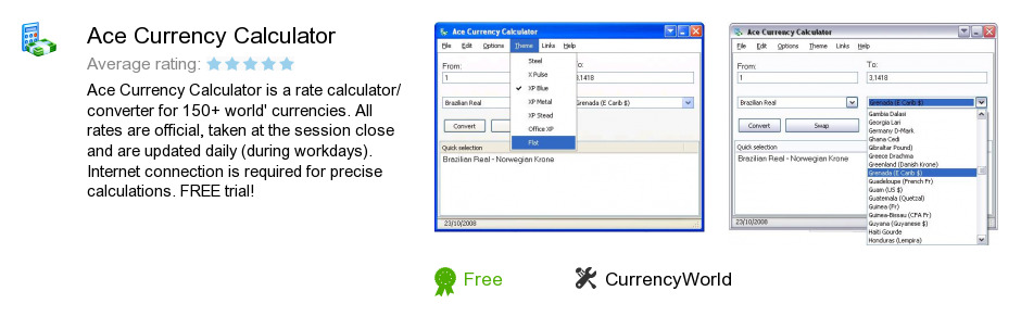Ace Currency Calculator