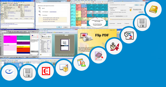 Software collection for Book Production Schedules