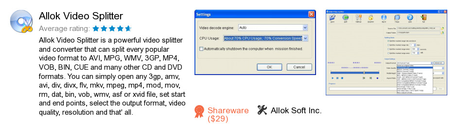 Allok Video Splitter