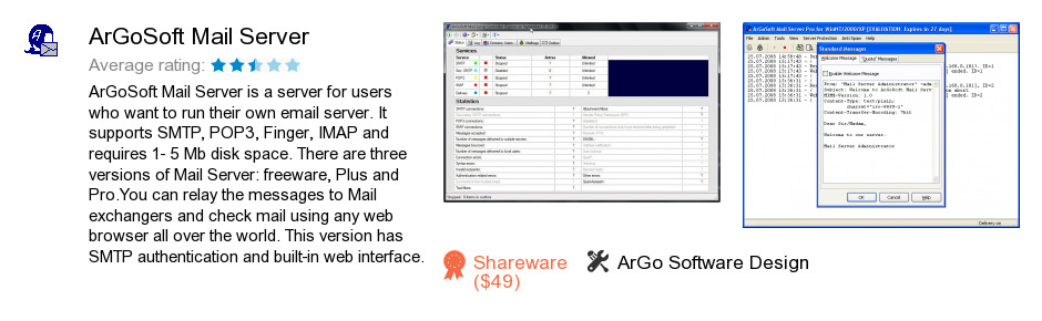 ArGoSoft Mail Server