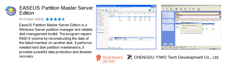 EASEUS Partition Master Server Edition