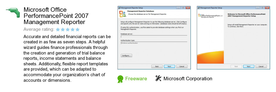 Microsoft Office PerformancePoint 2007 Management Reporter