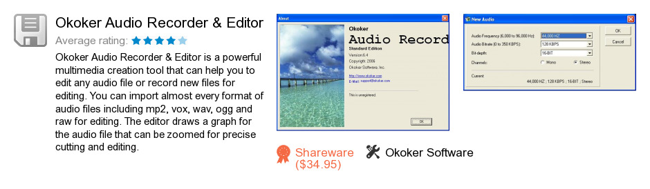 Okoker Audio Recorder & Editor